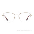 Wholesale femmes mémoire titane lunettes optiques